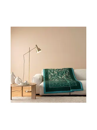 BASSETTI | Tagesdecke - Plaid 135x190cm MONNALISA Gruen | 